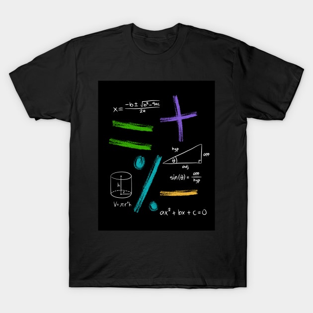 Maths T-shirt design T-Shirt by Metro Boomin